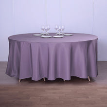 Violet Amethyst Polyester Round Tablecloth 120 Inch