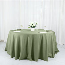 Eucalyptus Sage Green Round Polyester Tablecloth