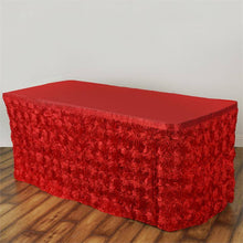 17Ft Wonderland Rosette Table Skirt - Red