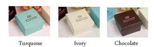 2.5 Inch x 1.5 Inch Cardstock Favor Boxes Custom Printed 100 Pack