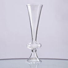 4 Pack | 13" Reversible Crystal Ball Trumpet Glass Vase