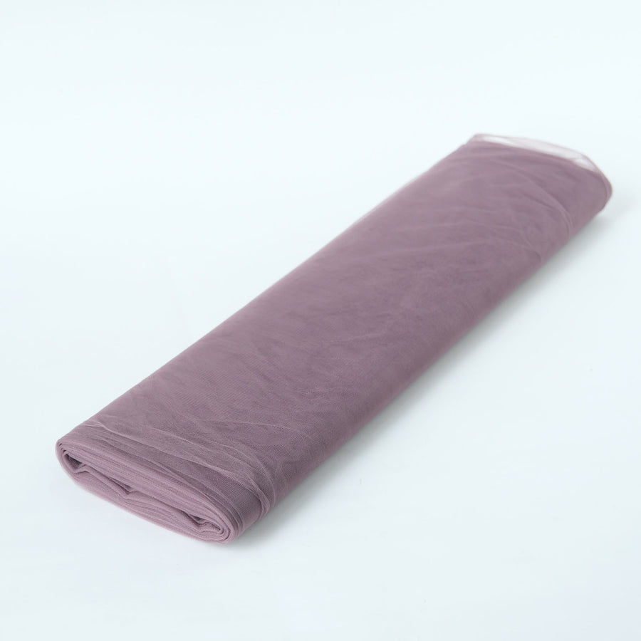 Violet Amethyst Sheer Tulle Fabric Spool Roll 54 Inch x 40 Yards#whtbkgd