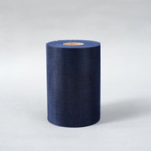 6 Inch x 100 Yards Tulle Sheer Navy Blue Fabric Bolt Spool Roll