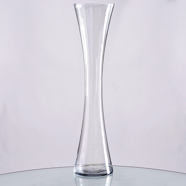 6 Pack | 24" Heavy Duty Hour Glass Vase