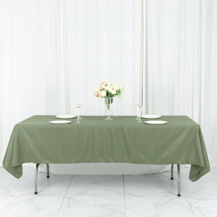 Rectangular Tablecloth 60X102 Inch Eucalyptus Sage Green