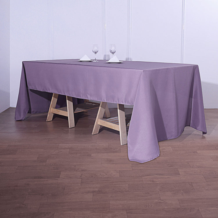 Seamless Violet Rectangular Tablecloth for 60 Inch x 126 Inch