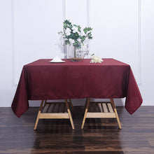 Burgundy Polyester Tablecloth 70 Inch Square