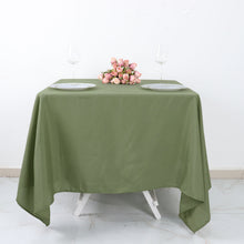 70 Inch Eucalyptus Sage Green Square Tablecloth