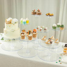 Cupcake Dessert Holder Cake Stand Set 8 Tier Clear Pedestal Acrylic