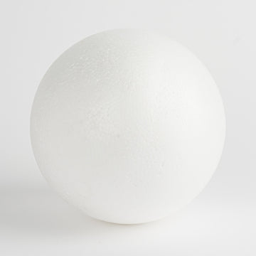 4 Pack White StyroFoam Foam Balls For Arts, Crafts and DIY 8"