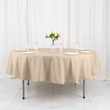 90 Inch Diameter Nude Polyester Round Tablecloth