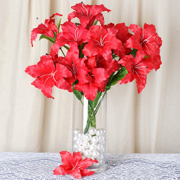 Create a Mesmerizing Atmosphere with Red Lilies