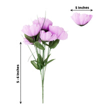 12 Lavender Silk Peonies In Bushes For Artificial Flower Arrangements