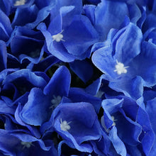 Royal Blue Artificial Silk Hydrangea Kissing Flower Balls 7 Inch Pack Of 4#whtbkgd