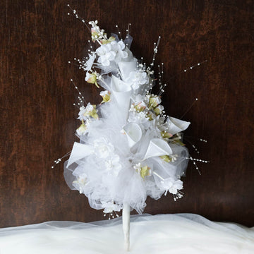Enhance Your Wedding with White Artificial Lily and Tulip Flowers