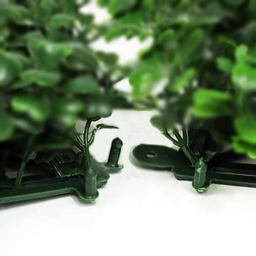 Create a Botanical Wonderland with Beautiful Dark Green Boxwood Wall Panels