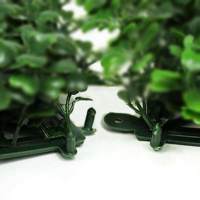 Artificial green foliage decoration for home or office use.