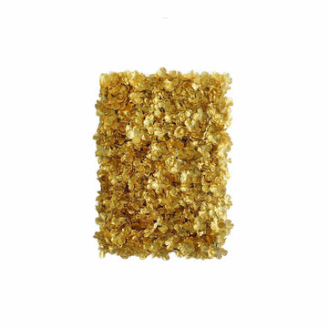 Transform Any Event with our Gold Artificial Hydrangea Flower Backdrop