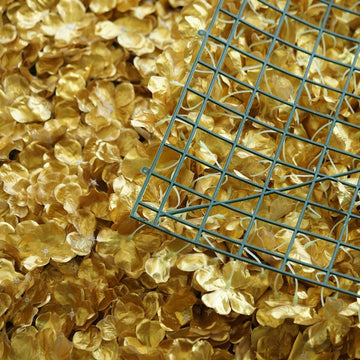 Create Stunning Gold UV Protected Hydrangea Flower Walls
