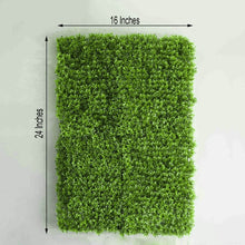 Floral & Grass Wall Panels | Plastic Lime Green Rectangle Boxwood Hedge
