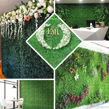 UV Protected Indoor & Outdoor 12 Square Feet of Ivy Leaf Mix Greenery 4 Panels for Garden Wall and Grass Backdrop Mat