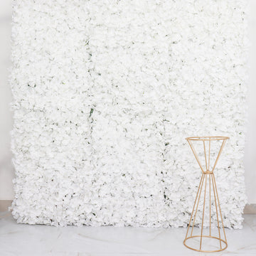 Create Stunning White UV Protected Hydrangea Flower Wall with Artificial Panels