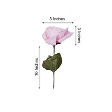 12 Bushes Artificial Premium Silk Flowers 84 Blossomed Roses In Pink