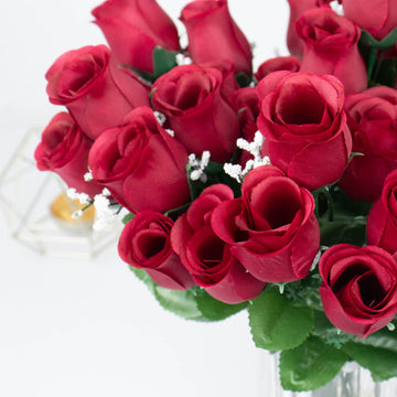 Create Unforgettable Moments with Premium Burgundy Rose Bud Bouquets