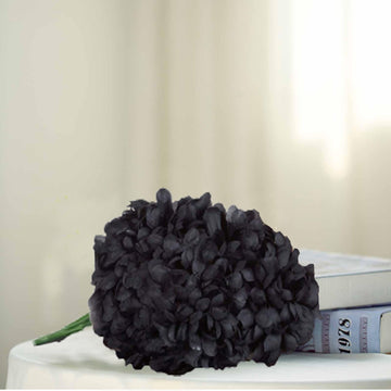 Create Unforgettable Moments with Black Artificial Silk Chrysanthemums