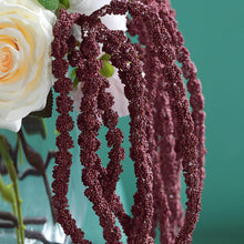 2 Pack Burgundy Artificial Amaranthus and Ivy 32 Inch