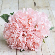 11inch Pink Real Touch Artificial Silk Peonies Flower Bouquet#whtbkgd