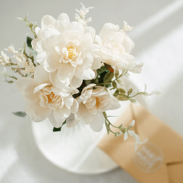 Cream Peony Flower Arrangement