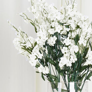 Versatile Ivory Silk Baby's Breath Flowers for All Your Event Decoration Needs