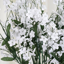 12 Stems Of Artificial Silk White Babys Breath Flower Bushes Spray#whtbkgd 