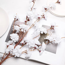 White Silk Carnation Flowers 42 Inch