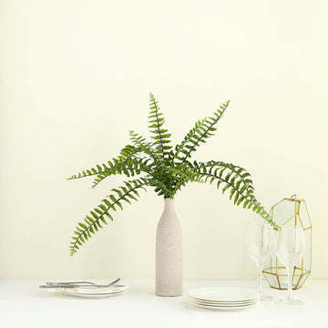 Artificial Boston Fern Green Leaf Plant: Add Natural Freshness to Your Home