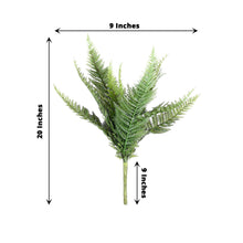 20 Inch Premium Green Real Touch Asparagus Fern Plant for Indoor Use