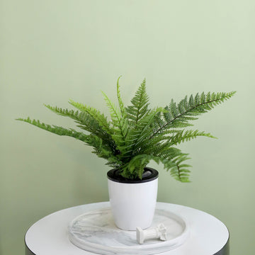 Elevate Your Home Decor with the Green Artificial Asparagus Fern Leaf Plant