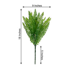 18 Inch 2 Stem Artificial Fern Plant For Indoors