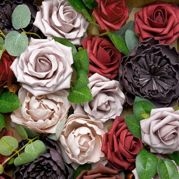 Create a Captivating Atmosphere with Artificial Foam Roses & Peonies