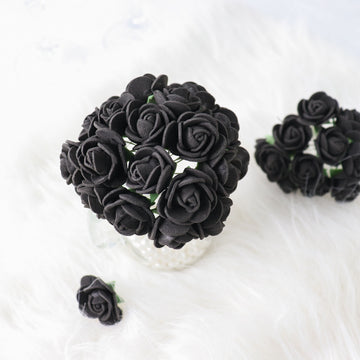 Unleash Your Creativity with Black Foam Rose Flowers