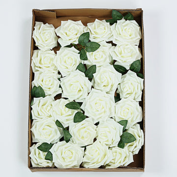Create a Blossoming Atmosphere with Ivory Roses