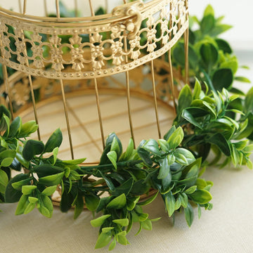 Create a Stunning Atmosphere with Dark and Light Green Artificial Leaf Garland