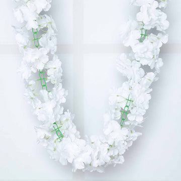 Create a Magical Atmosphere with Silk Hydrangea Flower Garlands