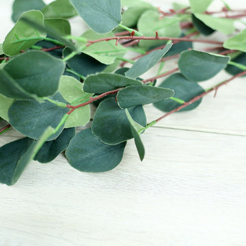 Enhance Your Event Décor with Faux Eucalyptus Leaf Bush