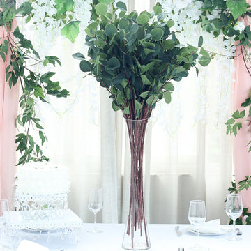 Light Green Artificial Eucalyptus Branches for Stylish and Modern Décor