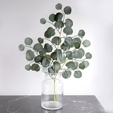 4 Pack Of 25 Inch Silk Eucalyptus Stems In Frosted Green Real Touch