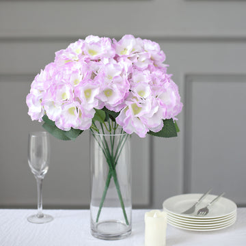 Create a Magical Atmosphere with Lavender Lilac Artificial Flower Arrangements