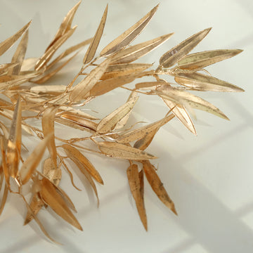 Versatile and Stylish Artificial Bamboo Leaf Branches for Any Occasion