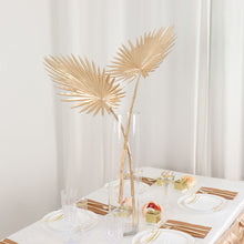 34 Inch Artificial Golden Palm Leaves 2 Pack